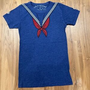 Urban Renewal Little Blue Sailor Tee Size Small